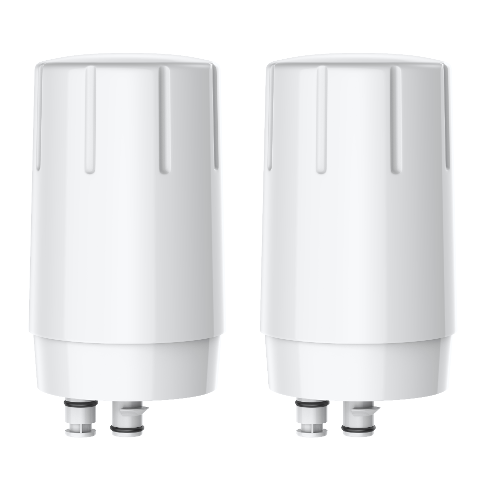 Fil-Fresh Faucet Filter Replacement  for All Brita Faucet System, NSF Certified & BPA-Free, 2-Pack, White