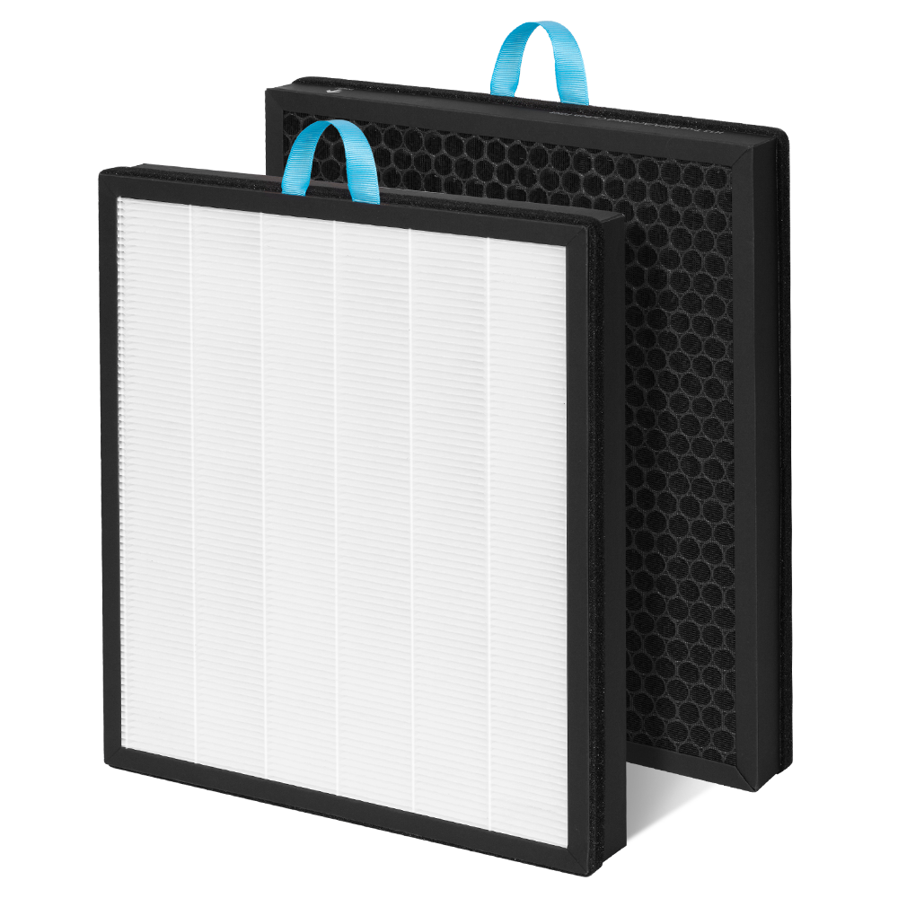 Fil-fresh Vital 100S Replacement Filter, Compatible with LEVOIT Vital 100S Air Purifier, Replace Vital 100S-RF, White, 2-Pack - Fil-Fresh