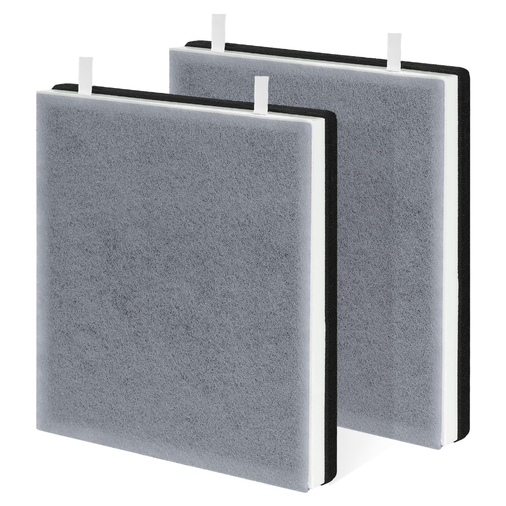 Fil-fresh Vital 100 Replacement Filter Compatible with LEVOIT Vital 100 Air Purifier, 3-in-1 True HEPA Filter with Activated Carbon Filter, 2-Pack