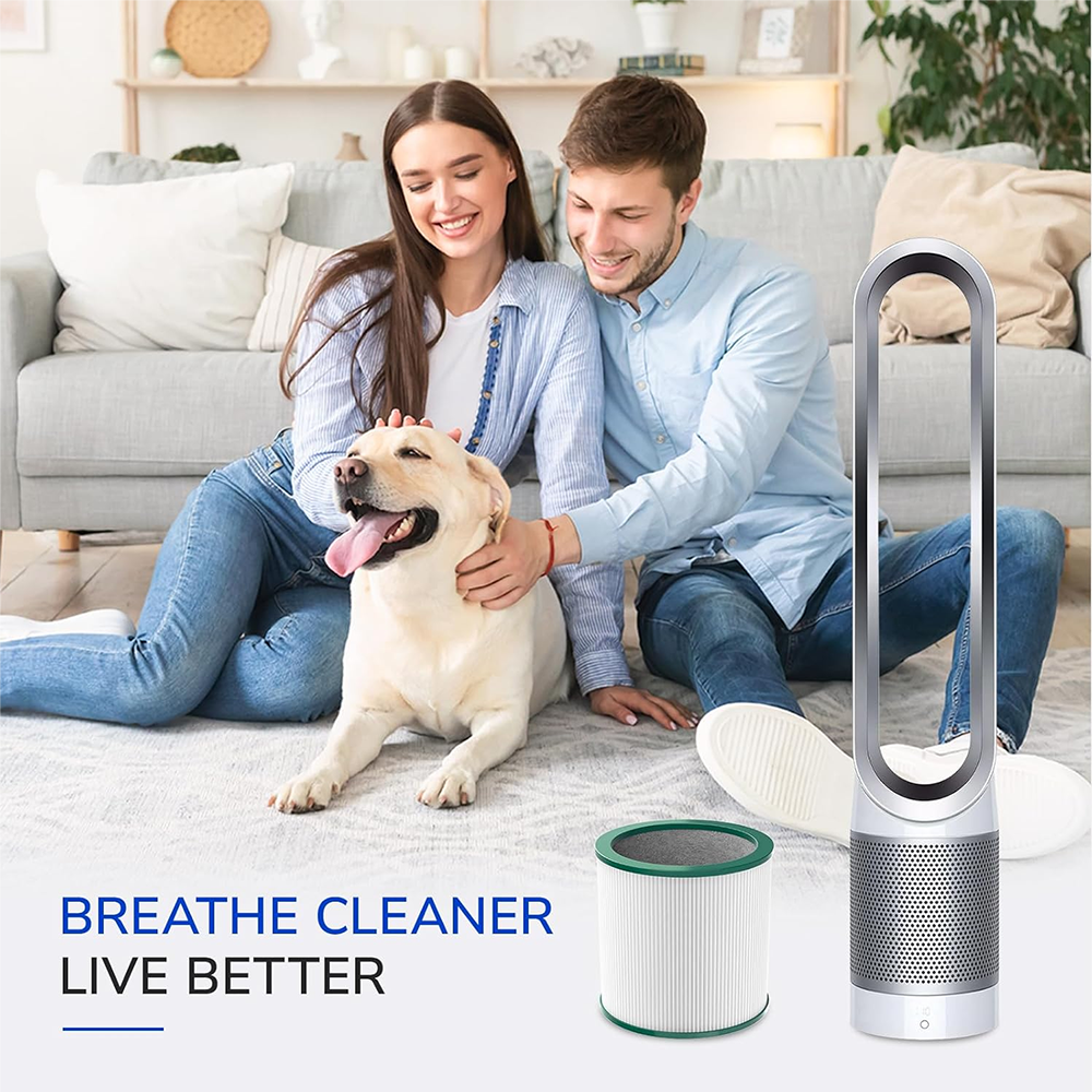 couples and dogs having fun at home, Fil-Fresh TP01, TP02 Air Purifier Replacement Filter provides clean air