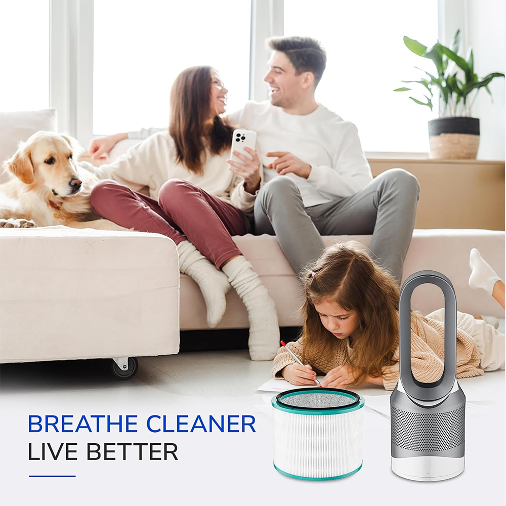 families and dogs having fun at home, Fil-Fresh HP01, HP02 Air Purifier Replacement Filter provides clean air