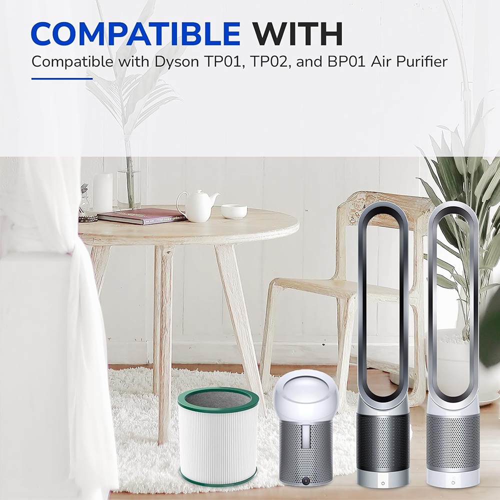 Compatible with Dyson Tower Purifier Pure Cool Link TP01, TP02, BP01 Air Purifier