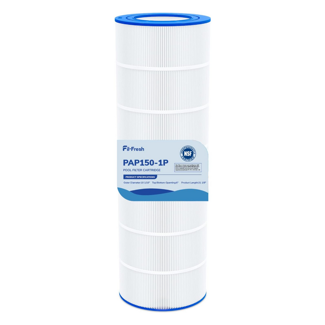 Fil-Fresh CC150 Pool Filter Cartridges NSF 50 Certified, 150 sq.ft