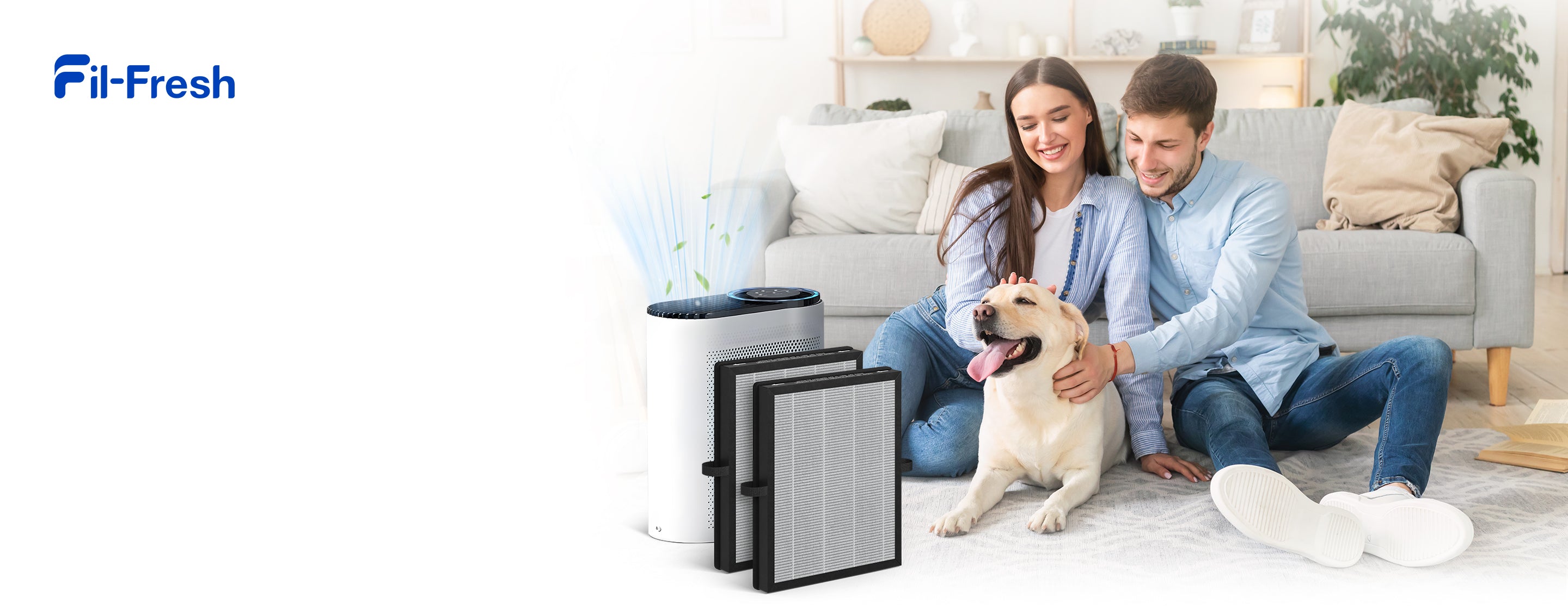 Fil-Fresh MK04 Air Filter Replacement, Compatible with AROEVE MK04 MG04JH Air Purifier, 4-in-1 H13 True HEPA, Replace MK04LX, Smoke Removal Version, 2-Pack PC banner