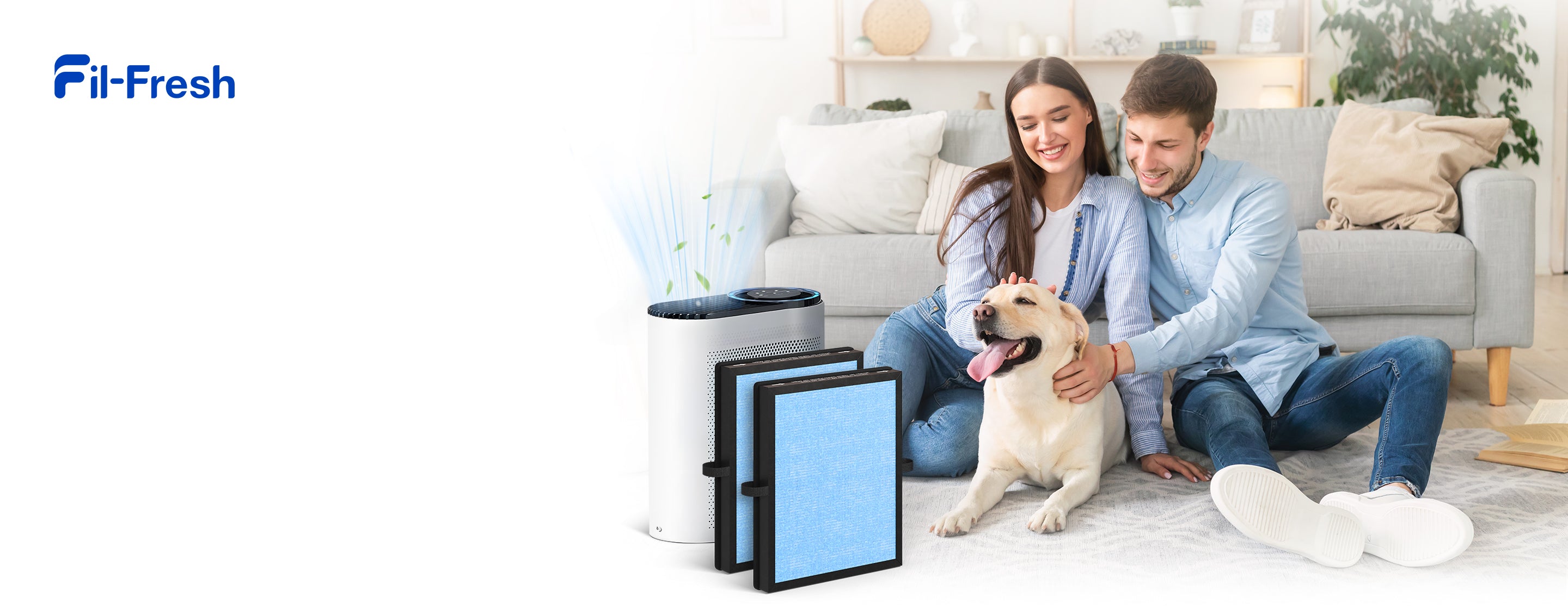 Fil-Fresh MK04 Air Filter Replacement, Compatible with AROEVE MK04 MG04JH Air Purifier, 4-in-1 H13 True HEPA, Replace MK04LX, Standard Version, 2-Pack PC banner