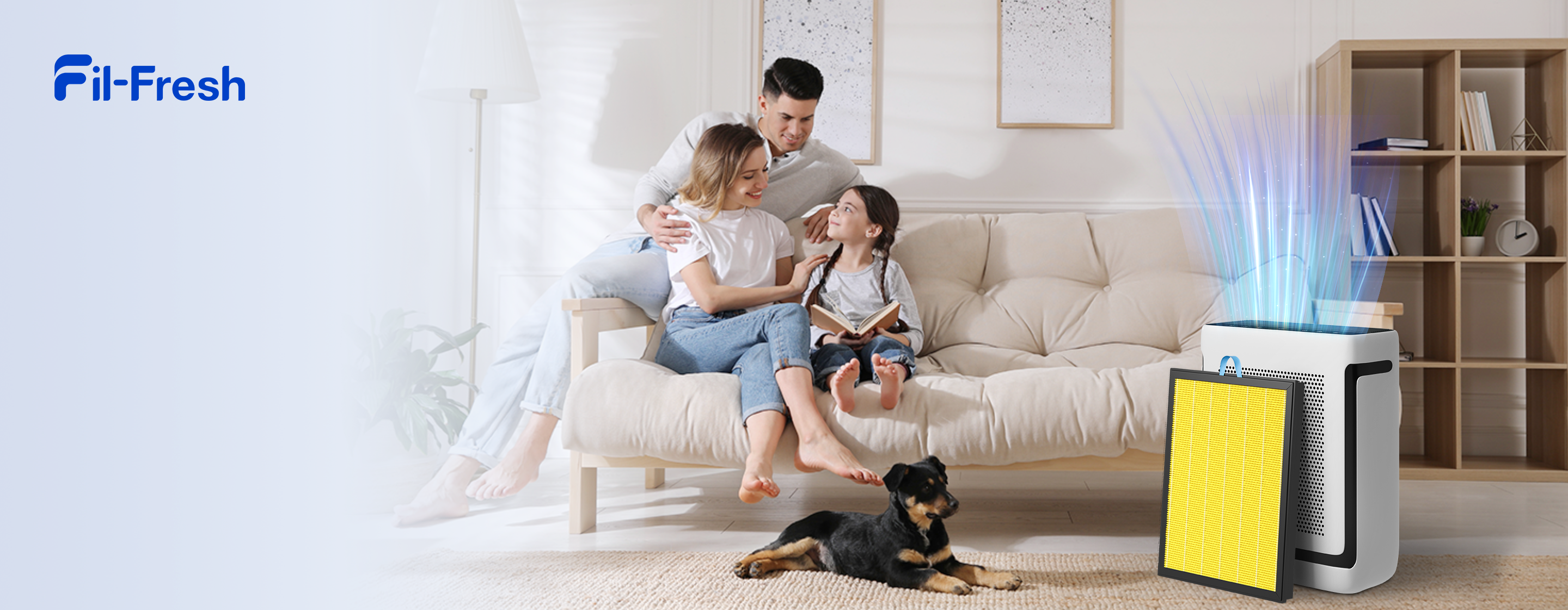 Fil-Fresh Vital 200S Pet Care Replacement Filter, Compatible with LEVOIT Vital 200S Air Purifier, Replace Vital 200S-RF-PA, Yellow, 2-Pack PC banner