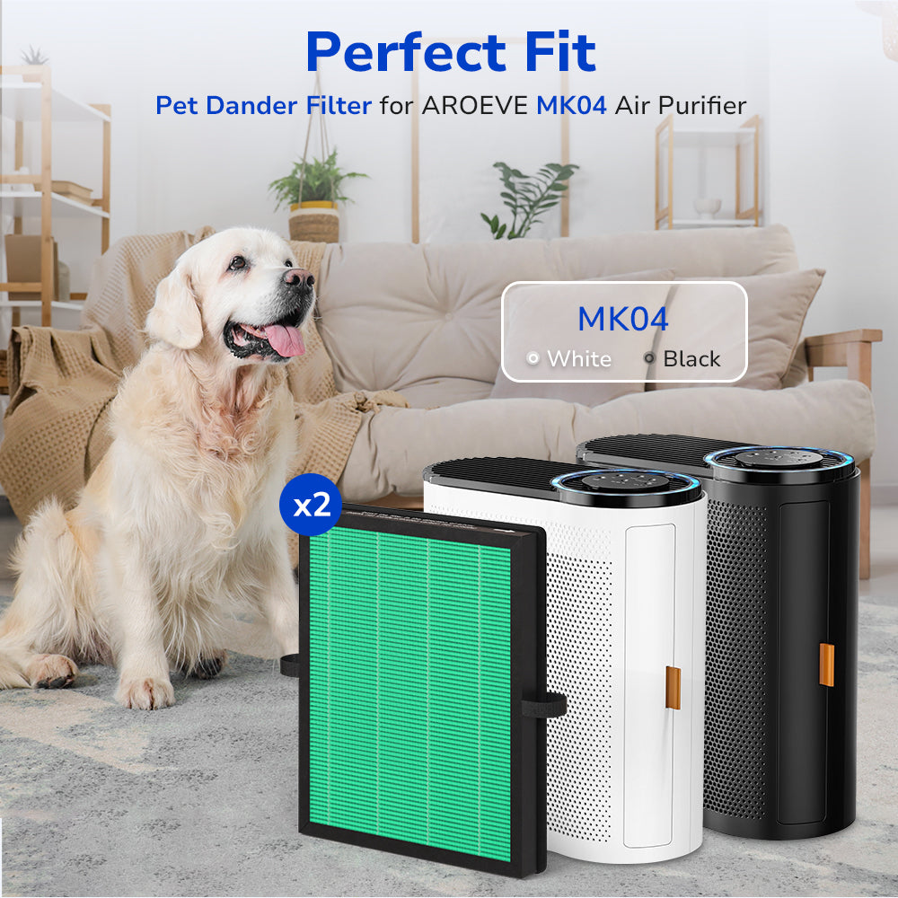 perfect fit for AROEVE MK04 MG04JH Air Purifier, per dander filter