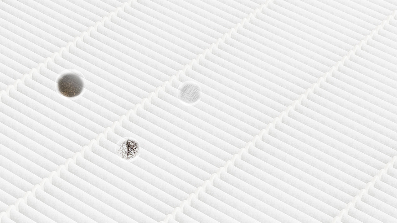 High-density H13 True HEPA filter layer