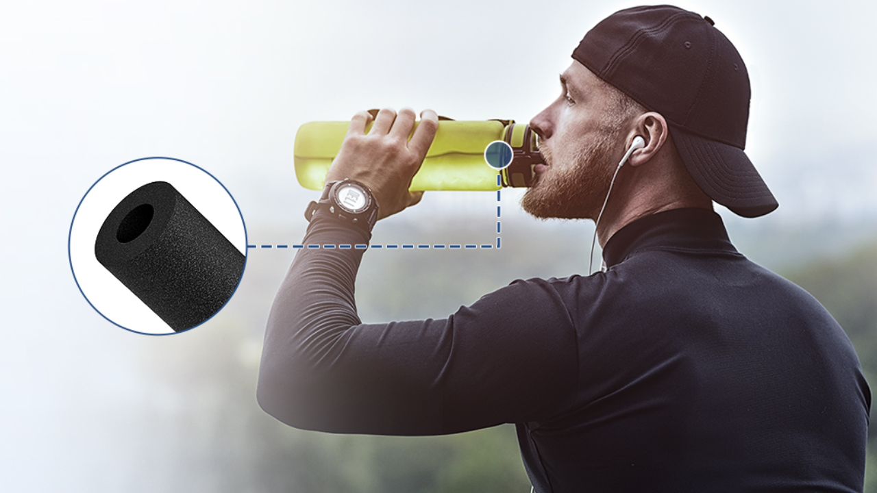 Fil-Fresh water bottle filter fits Brita water bottles perfectly with no leaks