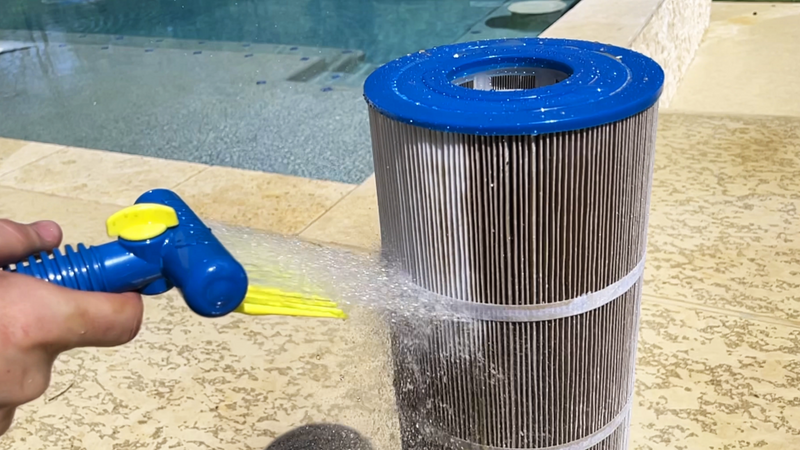 Reusable Fil-Fresh pool filter easy to clean for longer lifespan and consistent performance