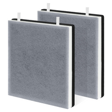 Fil-fresh Vital 100 Replacement Filter Compatible with LEVOIT Vital 100 Air Purifier, 3-in-1 True HEPA Filter with Activated Carbon Filter, 2-Pack