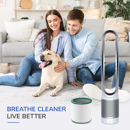 couples and dogs having fun at home, Fil-Fresh TP01, TP02 Air Purifier Replacement Filter provides clean air