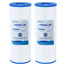 Fil-Fresh C-4950 Spa Filter Replacement for Filbur FC-2390, Pleatco PRB50-IN, Unicel C-4950, 5×13 Drop‑In Spa Filter, Replaces Jacuzzi J210/J220/J235/J245/J275, 50 sq. ft, 2 Pack