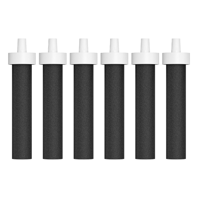 Fil-Fresh water bottle filter replacements for all Brita water bottles with straws, Replace Brita BB06, 6-Pack