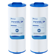 Fil-fresh 4CH-949 Spa and Hot Tub Filter Replacement for Filbur FC-0172, Pleatco PWW50L, Waterway Teleweir 50, Unicel 4CH-949, Spa Filter Replaces 817-4050, 2 Pack