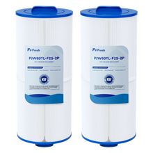 Fil-fresh 6000-383A Hot Tub Filter, Compatible with Jacuzzi J-300, J-400, Spa Filter Replaces Unicel 6CH-960, 6540-476, 6540-383, Pleatco PJW60TL-F2S, Filbur FC-2800, 2-Pack (Handle Not be Removed)