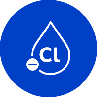 Water bottle filter filtering chlorine