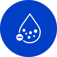 Water bottle filter filtering sand