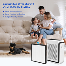Fil-fresh Vital 100S Replacement Filter, Compatible with LEVOIT Vital 100S Air Purifier, Replace Vital 100S-RF, White, 2-Pack - Fil-Fresh