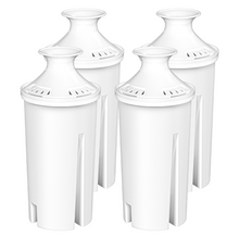 Fil-Fresh pitcher filter replacements for all Brita pitchers and dispensers, replace Brita OB03, NSF 53&42 certified, BPA free, 4-PACK